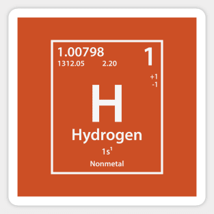 Hydrogen Element Sticker